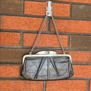 HOBO Floral Interior Clutch with Silver Accents